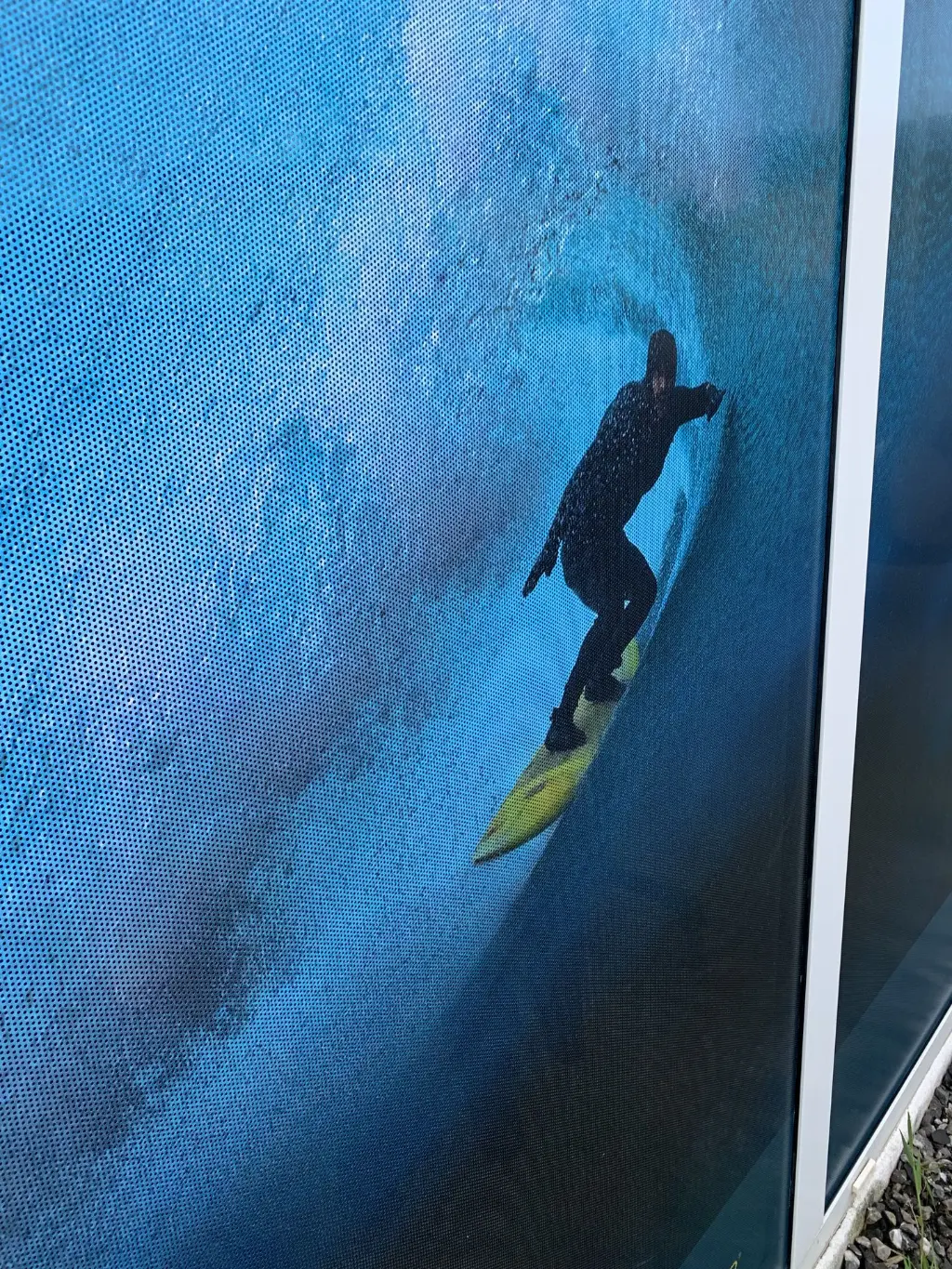 Vitrophanie sur une vitrine sur mesure