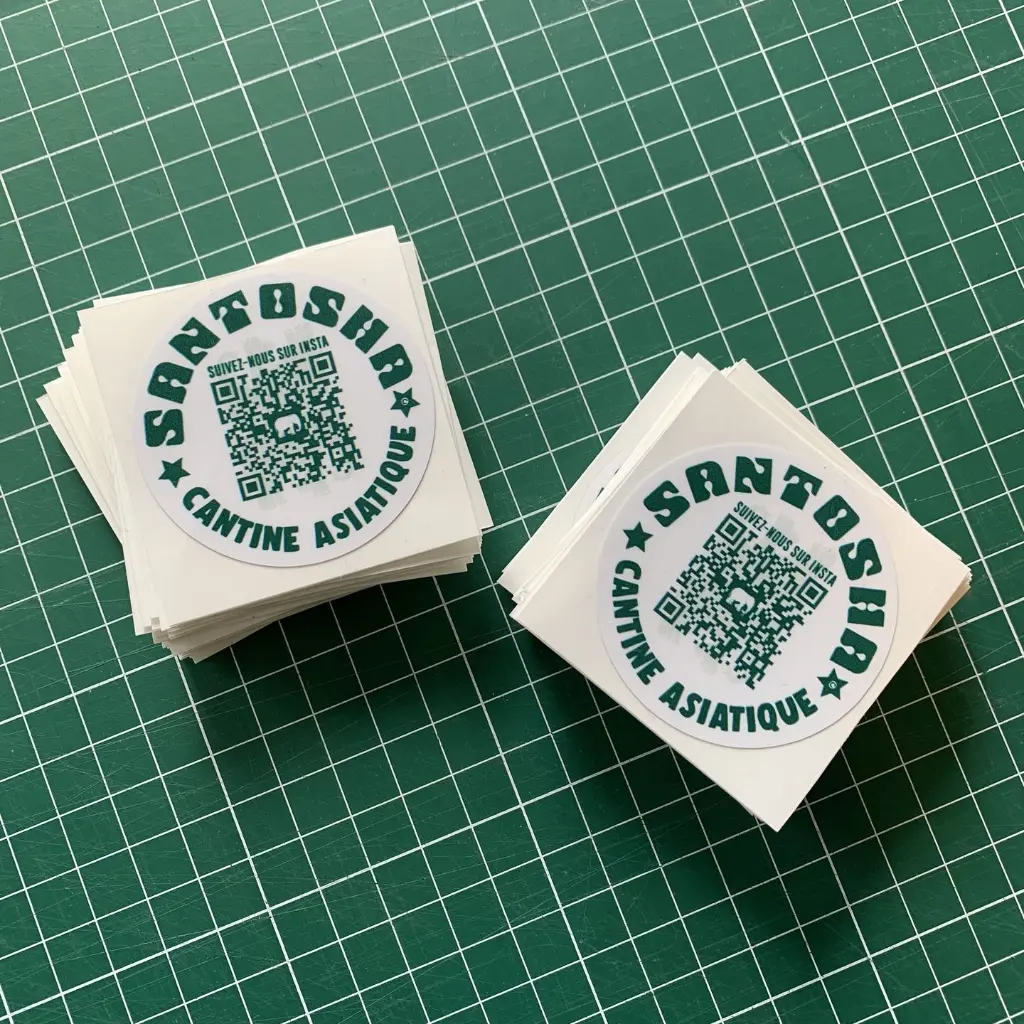 Autocollants stickers pour restaurant