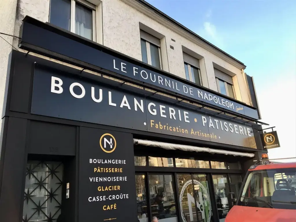 Enseigne extérieure d'une boulangerie