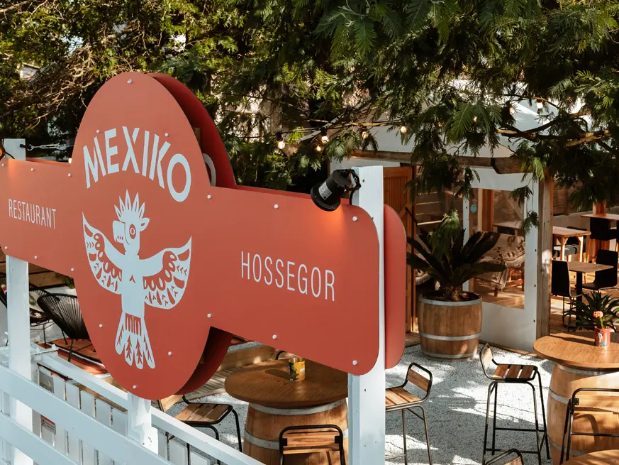 Enseigne d'entrée de restaurant