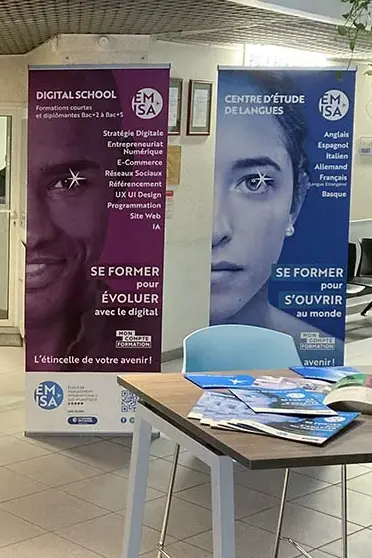 Kakemono personnalisés pour une communication d'un évènement