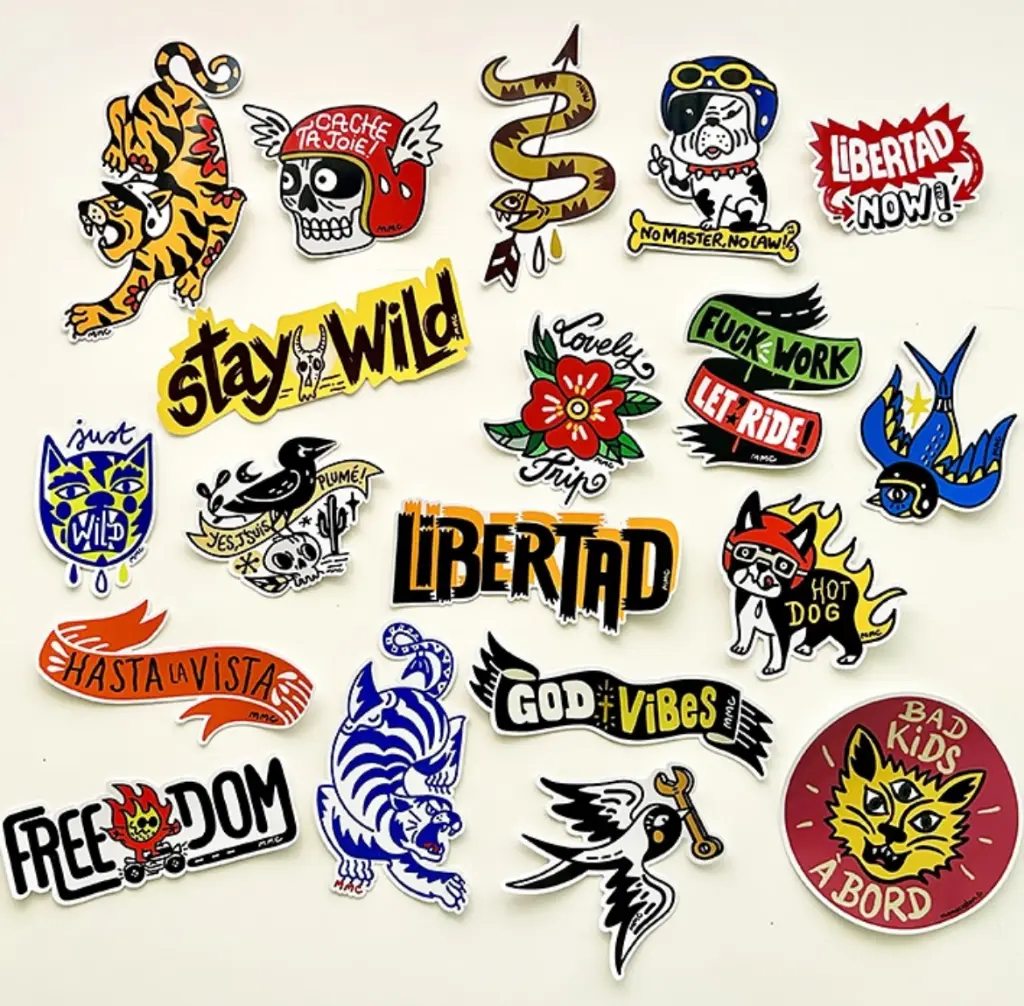 Stickers autocollants personnalisés