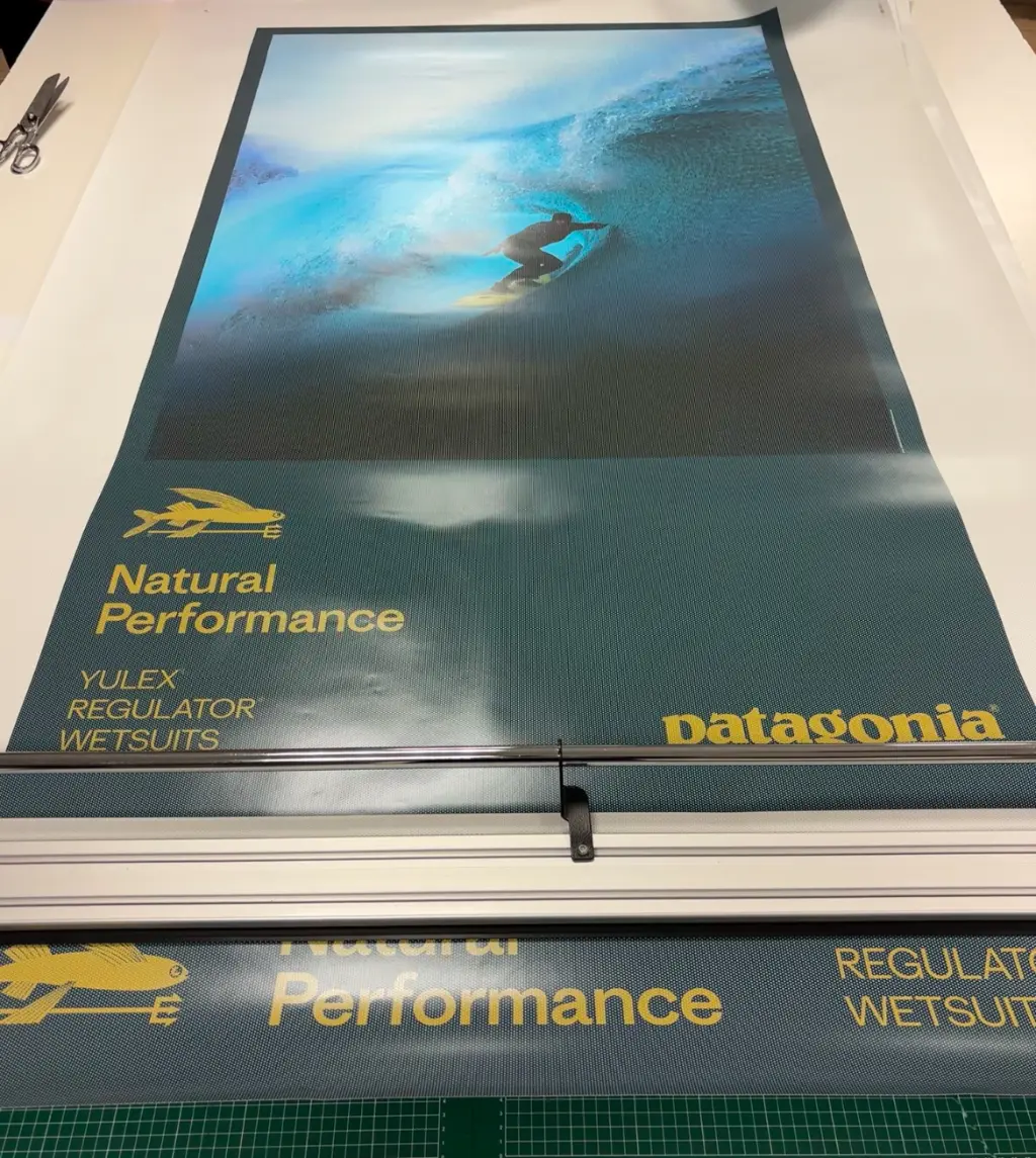 Affiche publicitaire pour la marque Patagonia