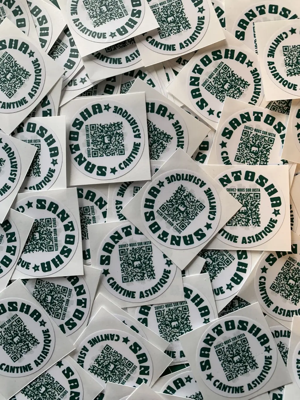 Stickers pour restaurant personnalisés