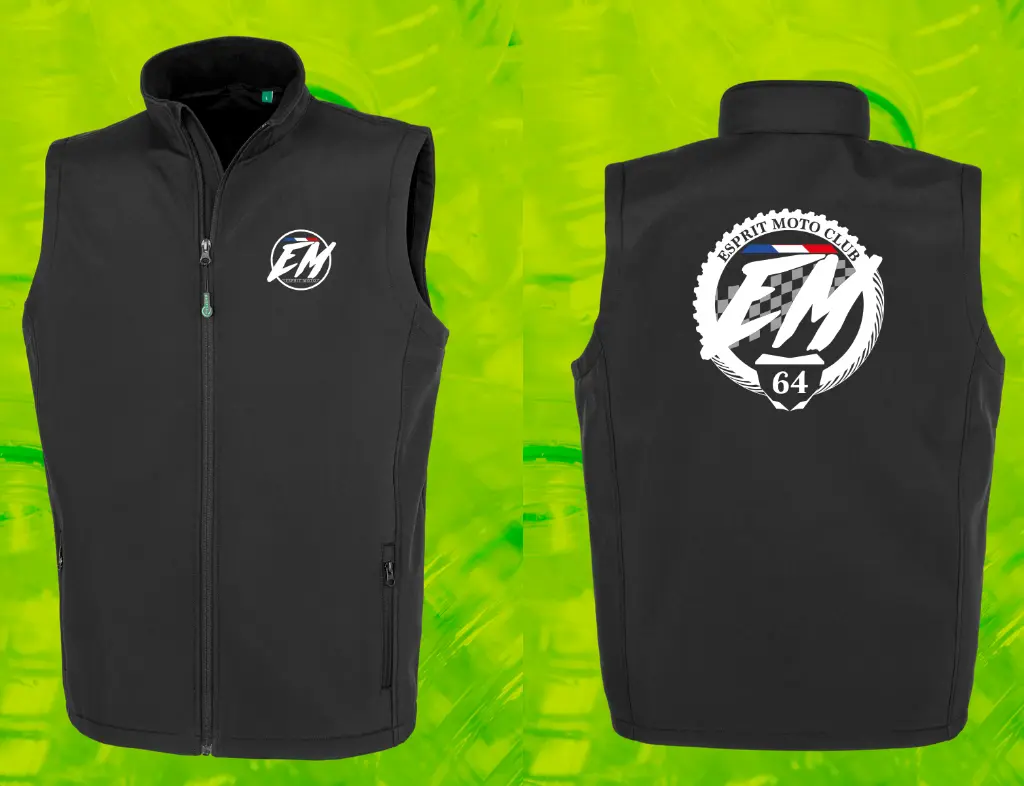 Doudoune sans manches personnalisée